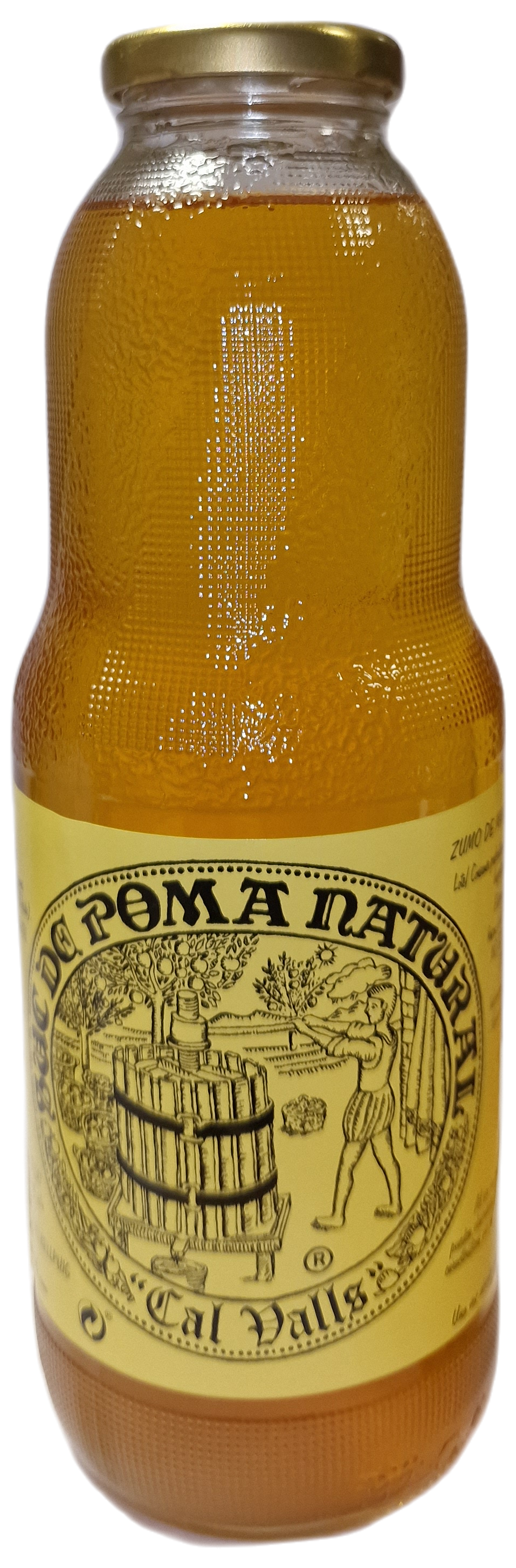Zumo de manzana natural (envase de cristal) 1000ml