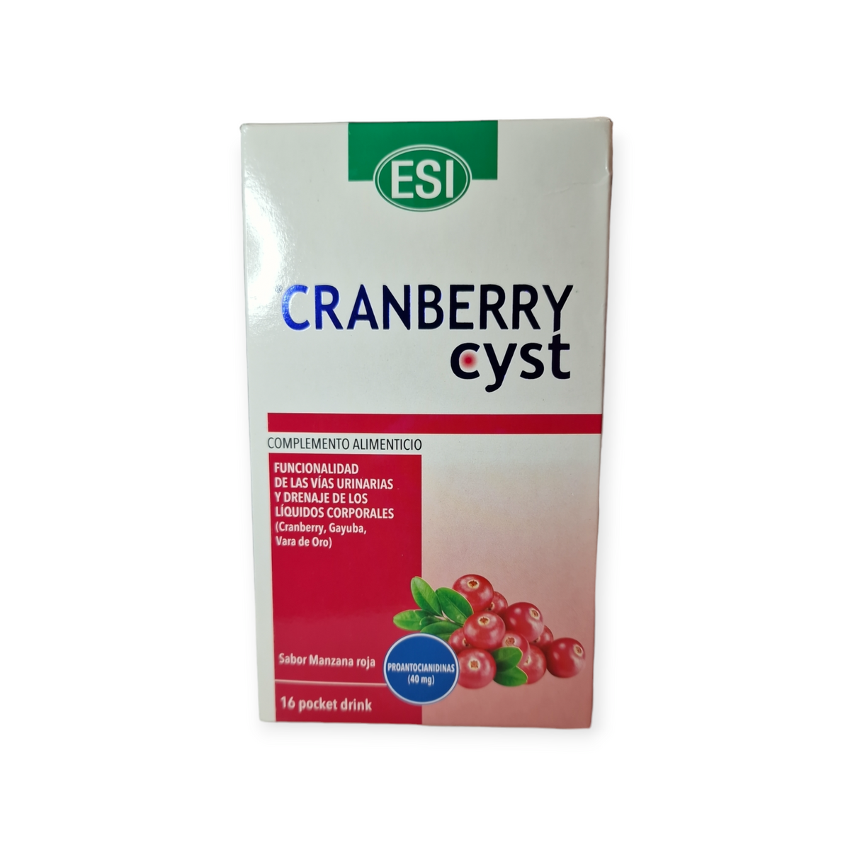 CRANBERRY CYST POCKET DRINK (16 SOBRES)