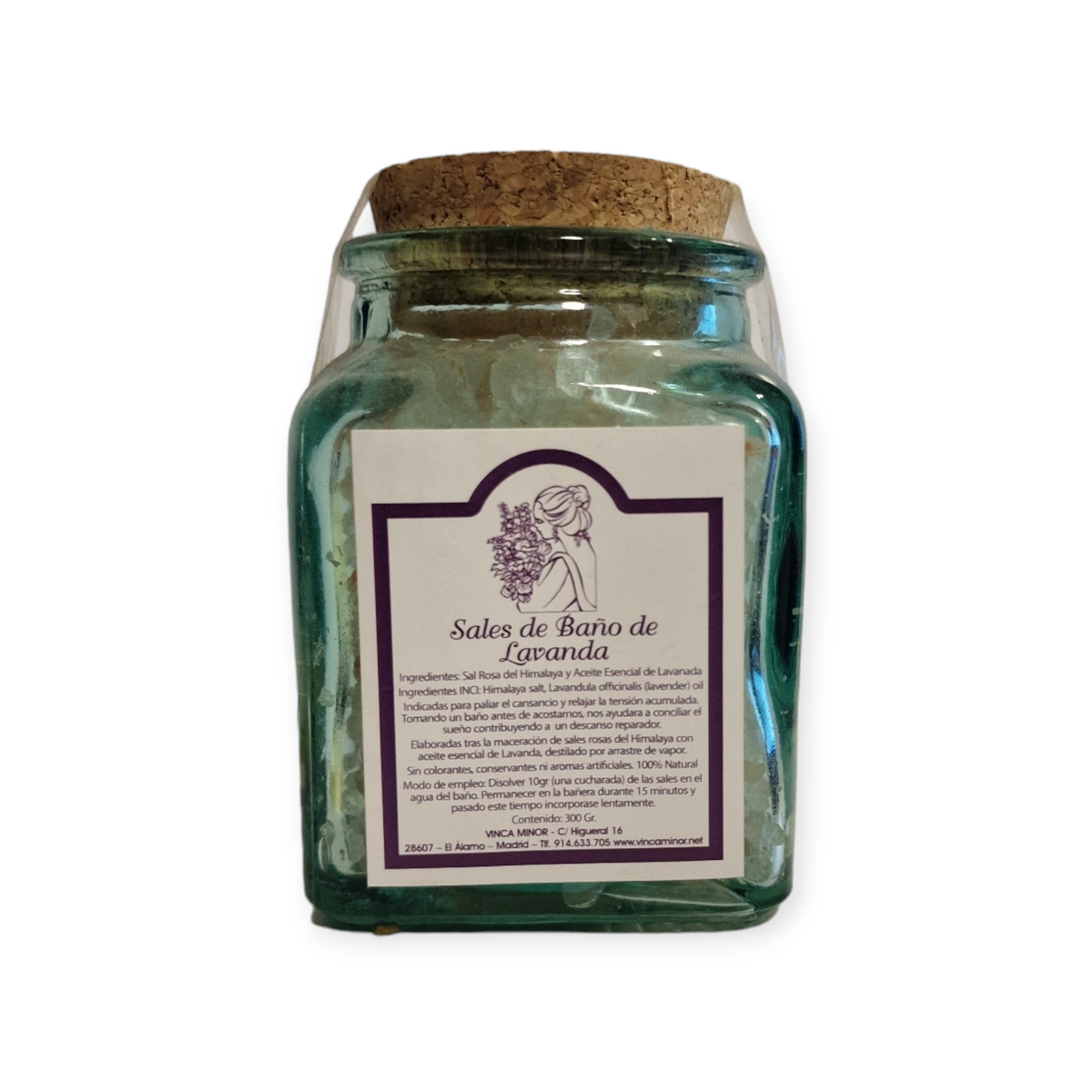 Sales de baño de lavanda