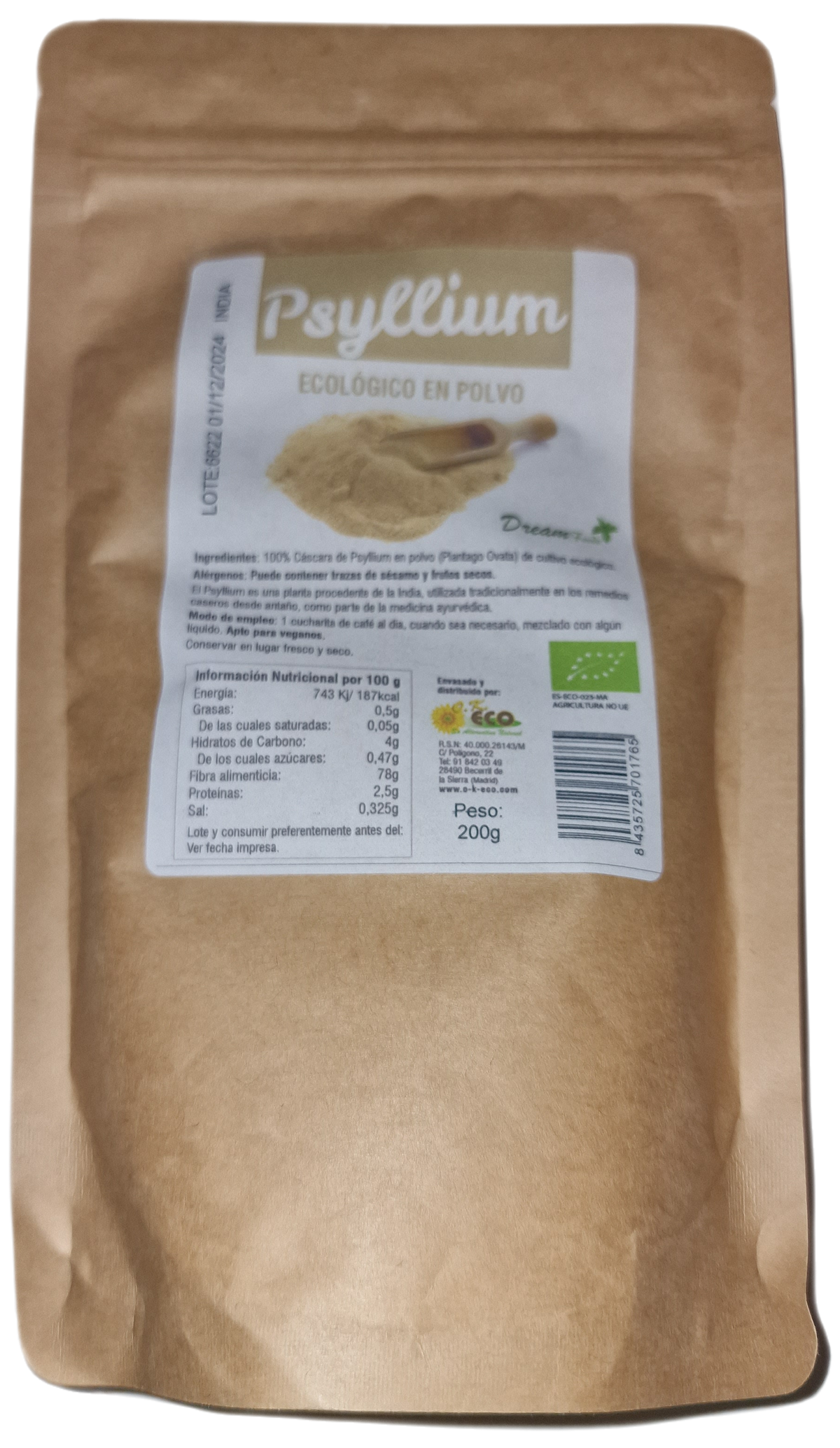 Psyllium en polvo