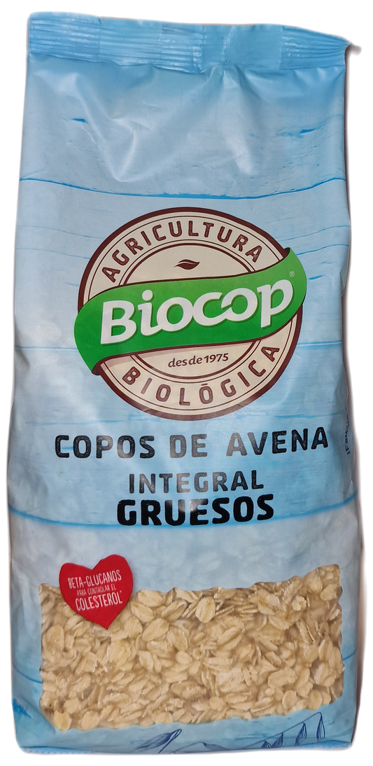 Copos de avena integral gruesos
