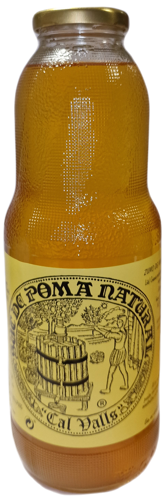 Zumo de manzana natural (envase de cristal) 1000ml