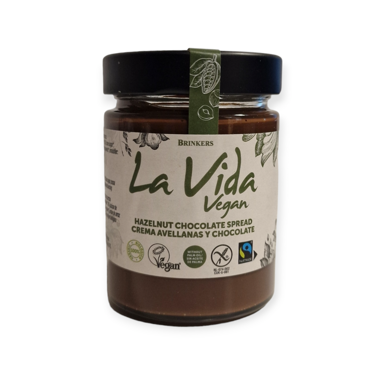 CREMA CHOCOLATE AVELLANAS. VEGAN