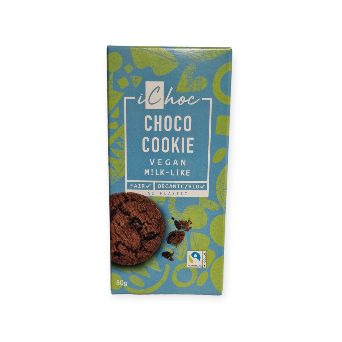 Chocolate vegano BIO con almendra y choco cookies