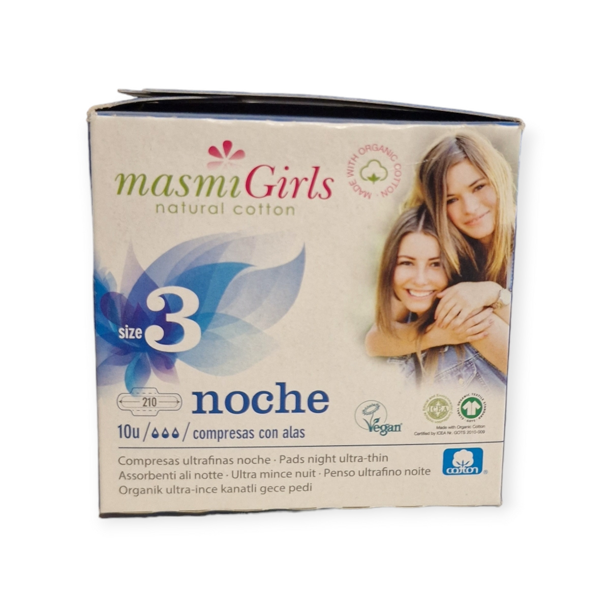 Masmi Girls "Compresas noche con alas"
