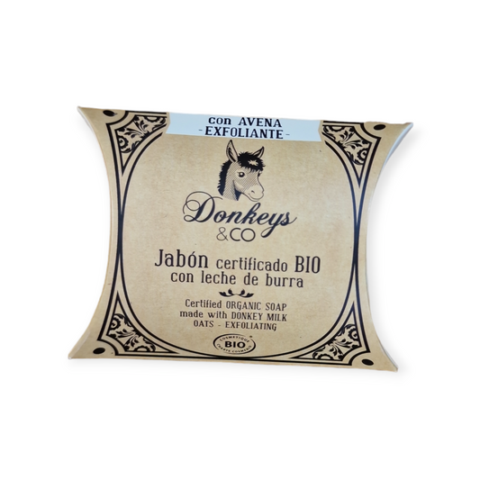 JABÓN LECHE BURRA AVENA EXFOLIANTE 100GR