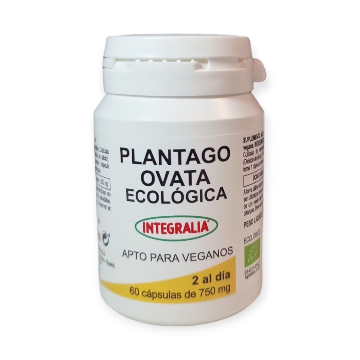 PLANTAGO OVATA  ECOLÓGICA 60 CAPSULAS