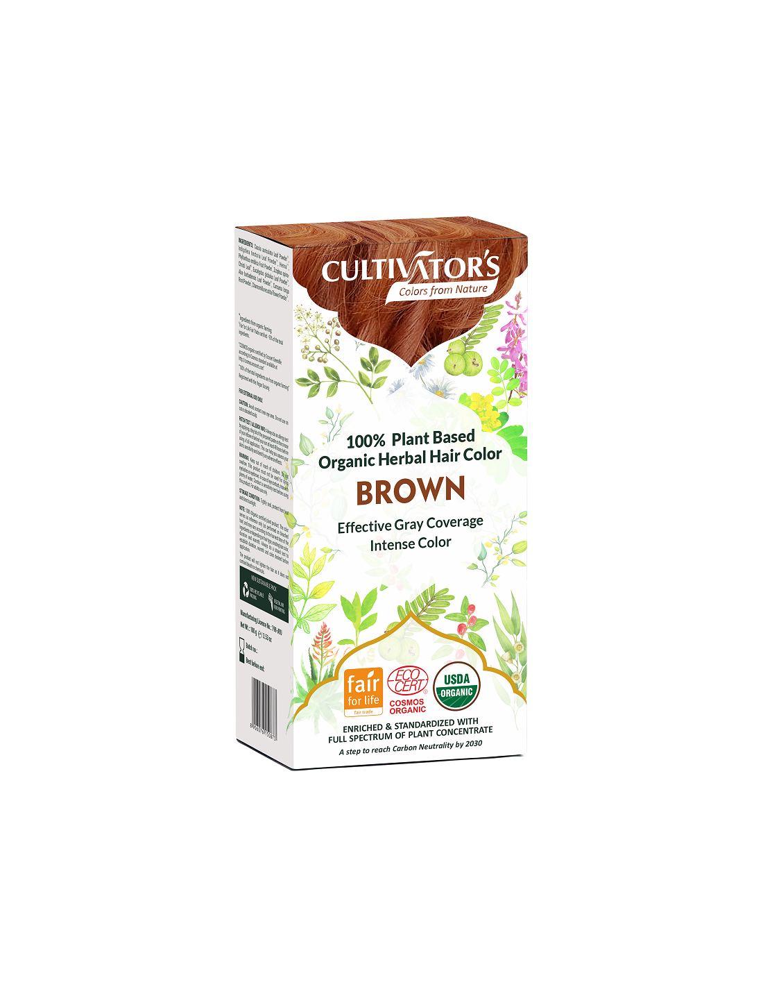 Tinte orgánico Castaño Dorado 100 gr. CULTIVATORS