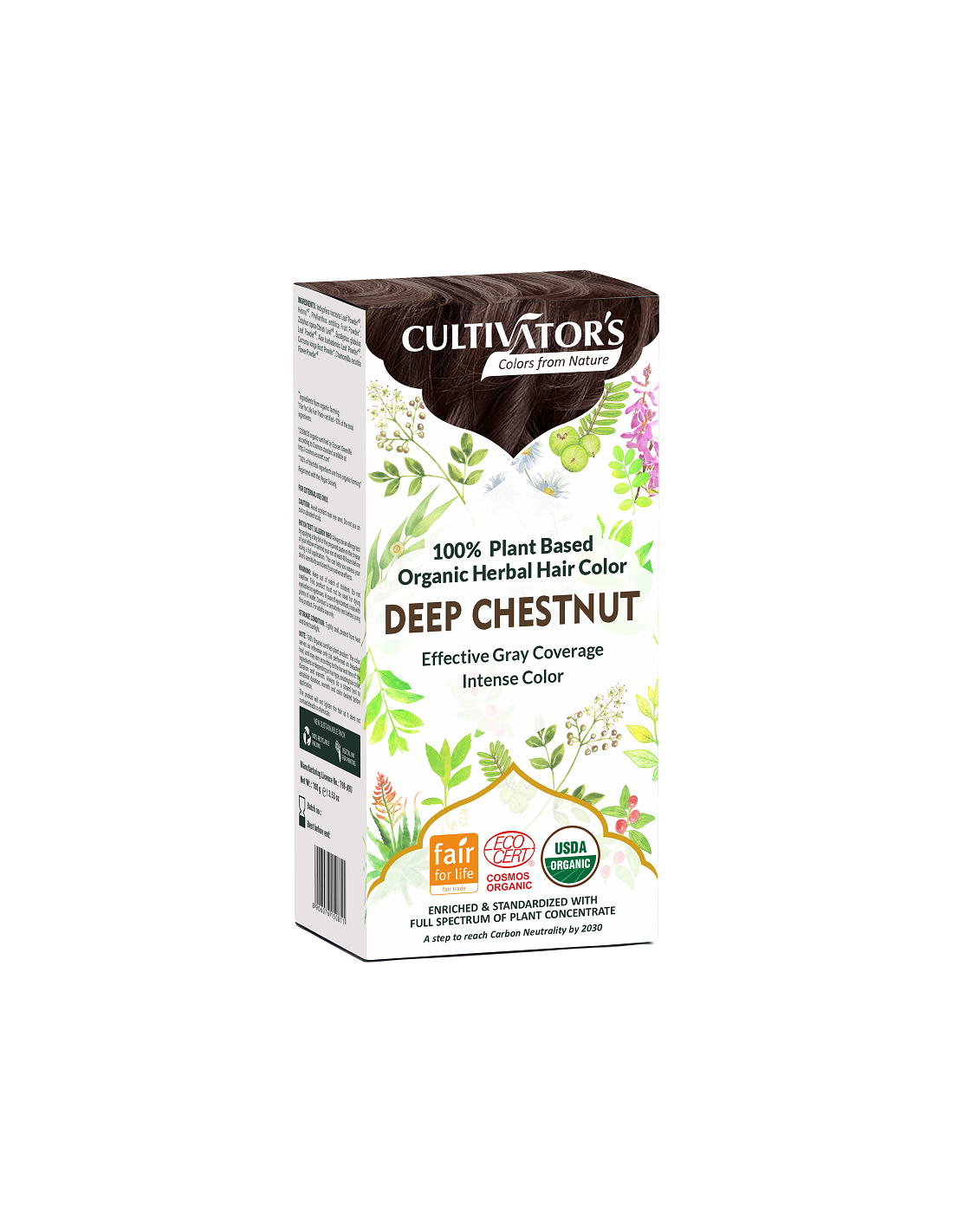 Tinte orgánico Castaño Oscuro 100 gr. CULTIVATORS