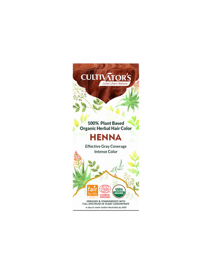 Tinte orgánico Henna 100 gr. CULTIVATORS