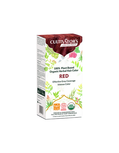 Tinte orgánico Pelirrojo 100 gr. CULTIVATORS